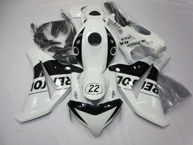 22 Repsol White 2008-2011 Honda CBR1000RR Motorcycle Fairing