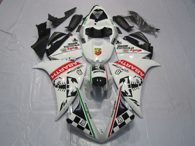 Abarth 2012-2014 Yamaha R1 Motorcycle Fairing Abarth 2012-2014 Yamaha R1 Motorcycle Fairing