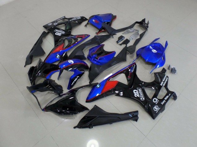 Alien Blue and White 2009-2014 BMW S1000RR Motorcycle Fairing Alien Blue and White 2009-2014 BMW S1000RR Motorcycle Fairing