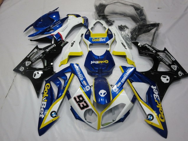 Alien Blue and White 2009-2014 BMW S1000RR Motorcycle Fairing Alien Blue and White 2009-2014 BMW S1000RR Motorcycle Fairing