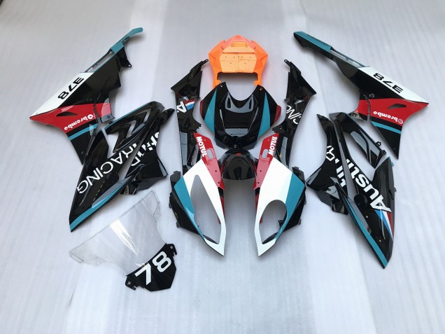 Alien Blue and White 2009-2014 BMW S1000RR Motorcycle Fairing Alien Blue and White 2009-2014 BMW S1000RR Motorcycle Fairing