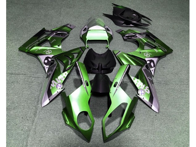 Alien Blue and White 2009-2014 BMW S1000RR Motorcycle Fairing