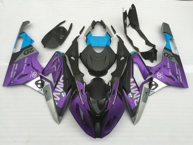 Alien Blue and White 2009-2014 BMW S1000RR Motorcycle Fairing Alien Blue and White 2009-2014 BMW S1000RR Motorcycle Fairing