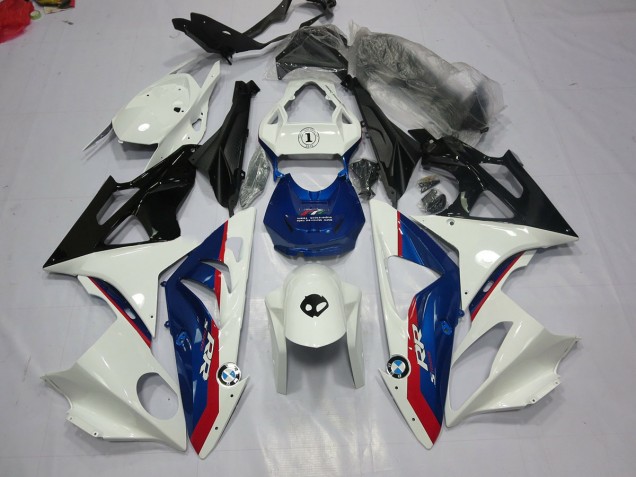 Alien Blue and White 2009-2014 BMW S1000RR Motorcycle Fairing Alien Blue and White 2009-2014 BMW S1000RR Motorcycle Fairing