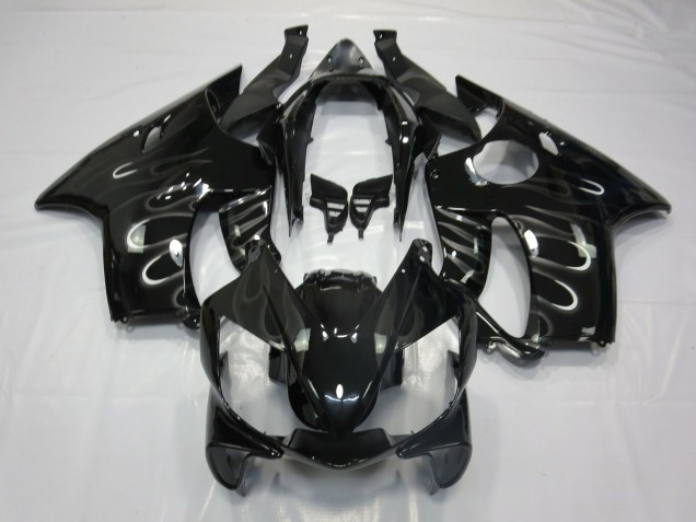 Black Flame 2004-2007 Honda CBR600 F4i Motorcycle Fairing Black Flame 2004-2007 Honda CBR600 F4i Motorcycle Fairing