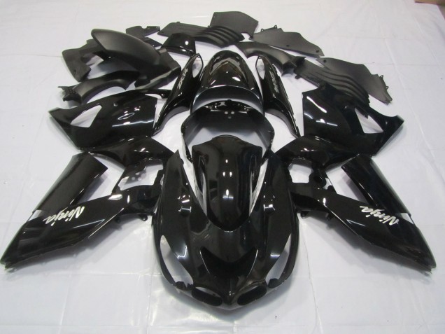 Black Ninja 2006-2011 Kawasaki ZX14R Motorcycle Fairing Black Ninja 2006-2011 Kawasaki ZX14R Motorcycle Fairing
