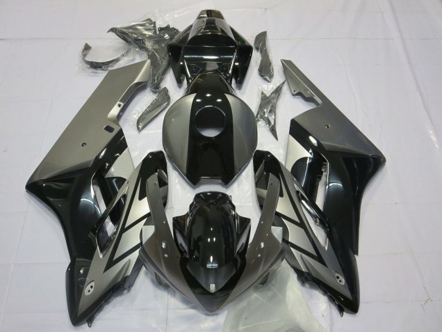Black and Silver 2004-2005 Honda CBR1000RR Motorcycle Fairing Black and Silver 2004-2005 Honda CBR1000RR Motorcycle Fairing