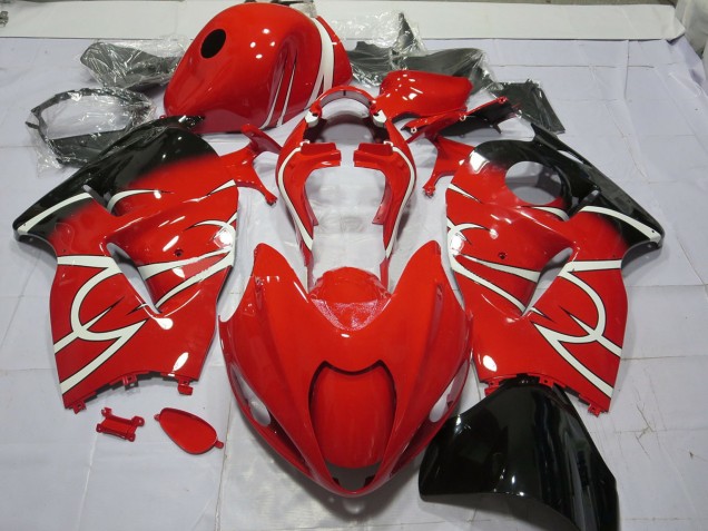 Black and White 1997-2007 Suzuki GSXR 1300 Hayabusa Motorcycle Fairing Black and White 1997-2007 Suzuki GSXR 1300 Hayabusa Motorcycle Fairing