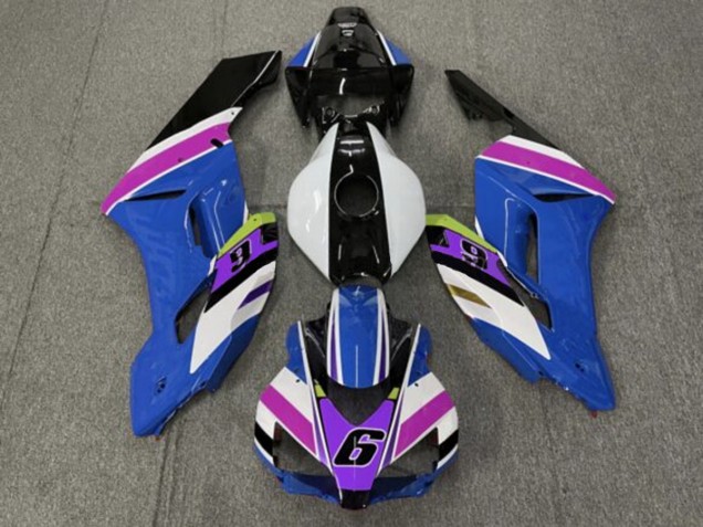 Blue 6 2004-2005 Honda CBR1000RR Motorcycle Fairing Blue 6 2004-2005 Honda CBR1000RR Motorcycle Fairing