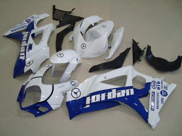 Blue Jordan 2007-2008 Suzuki GSXR 1000 Motorcycle Fairing Blue Jordan 2007-2008 Suzuki GSXR 1000 Motorcycle Fairing