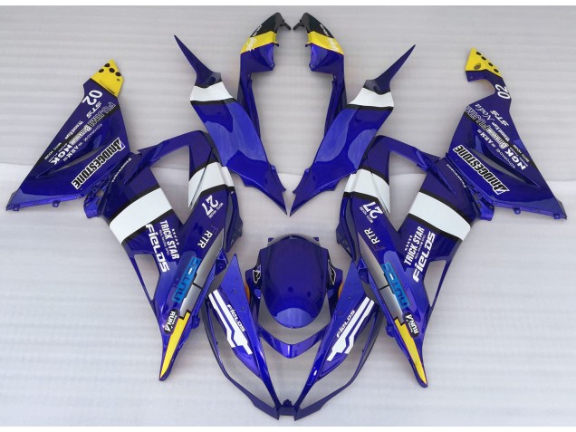 Blue Style 2013-2018 Kawasaki ZX6R Motorcycle Fairing Blue Style 2013-2018 Kawasaki ZX6R Motorcycle Fairing
