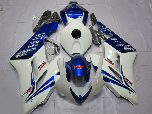 Blue White HRC 2004-2005 Honda CBR1000RR Motorcycle Fairing
