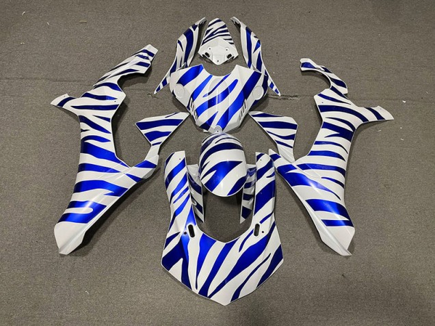 Blue Zebra 2015-2019 Yamaha R1 Motorcycle Fairing Blue Zebra 2015-2019 Yamaha R1 Motorcycle Fairing