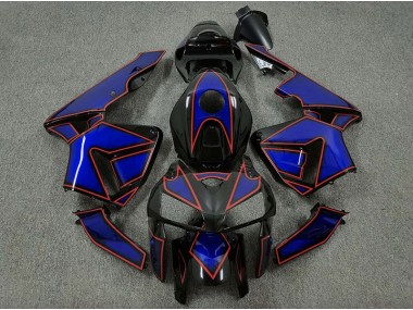 Blue and Red Turtle 2005-2006 Honda CBR600RR Motorcycle Fairing