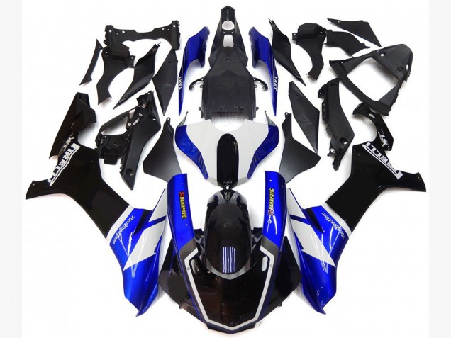 Blue and White Custom Style 2015-2019 Yamaha R1 Motorcycle Fairing Blue and White Custom Style 2015-2019 Yamaha R1 Motorcycle Fairing