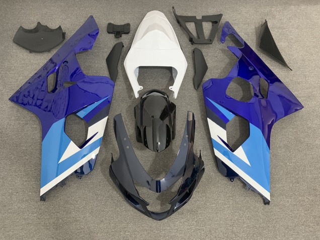 Blues 2004-2005 Suzuki GSXR 600-750 Motorcycle Fairing Blues 2004-2005 Suzuki GSXR 600-750 Motorcycle Fairing