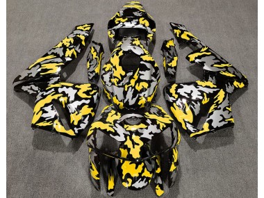 Camo & YELLOW 2005-2006 Honda CBR600RR Motorcycle Fairing