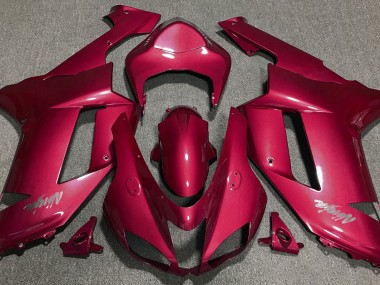 Candy Red 2007-2008 Kawasaki ZX6R Motorcycle Fairing