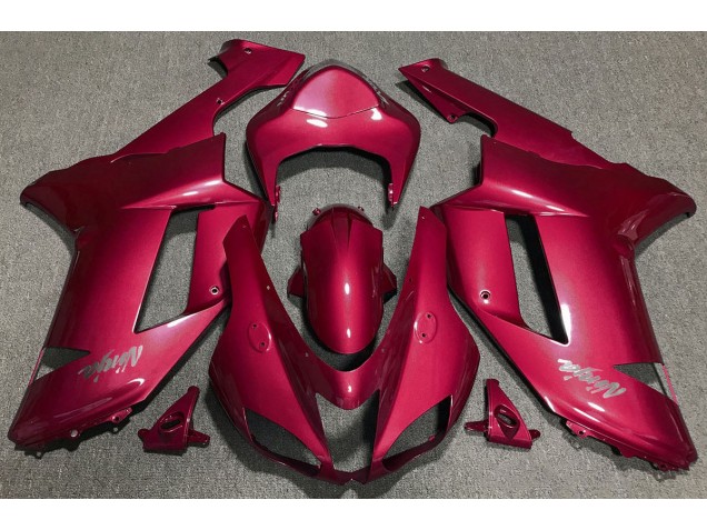 Candy Red 2007-2008 Kawasaki ZX6R Motorcycle Fairing Candy Red 2007-2008 Kawasaki ZX6R Motorcycle Fairing