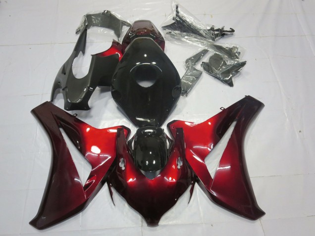 Candy Red and Black 2008-2011 Honda CBR1000RR Motorcycle Fairing Candy Red and Black 2008-2011 Honda CBR1000RR Motorcycle Fairing