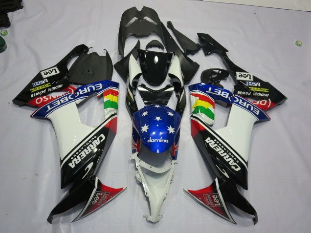 Carrera 2008-2010 Kawasaki ZX10R Motorcycle Fairing Carrera 2008-2010 Kawasaki ZX10R Motorcycle Fairing