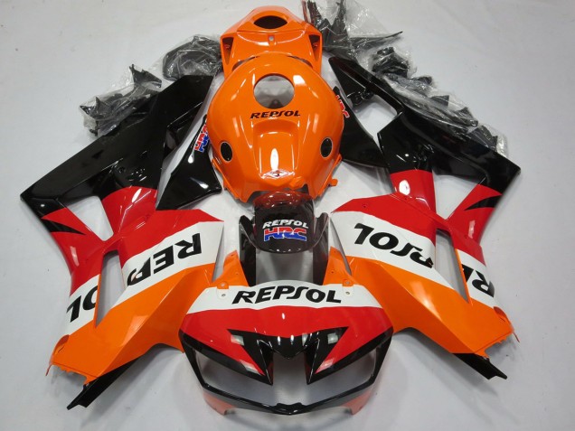 Clean Repsol 2013-2023 Honda CBR600RR Motorcycle Fairing Clean Repsol 2013-2023 Honda CBR600RR Motorcycle Fairing