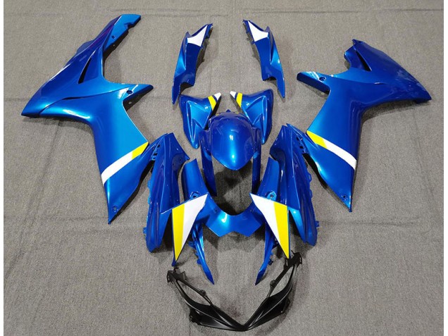 Custom Blue 2011-2024 Suzuki GSXR 600-750 Motorcycle Fairing Custom Blue 2011-2024 Suzuki GSXR 600-750 Motorcycle Fairing