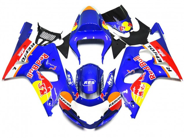 Custom Red Bull Style OEM style Kit 2000-2002 Suzuki GSXR 1000 Motorcycle Fairing Custom Red Bull Style OEM style Kit 2000-2002 Suzuki GSXR 1000 Motorcycle Fairing