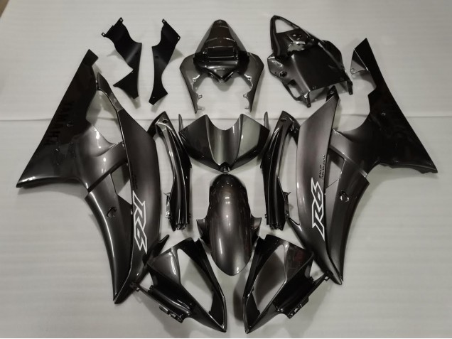 Dark Silver 2008-2016 Yamaha R6 Motorcycle Fairing Dark Silver 2008-2016 Yamaha R6 Motorcycle Fairing