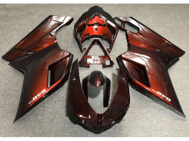 Deep Orange 2007-2014 Ducati Ducati 848 1098 1198 Motorcycle Fairing Deep Orange 2007-2014 Ducati Ducati 848 1098 1198 Motorcycle Fairing