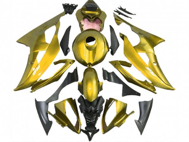 Deep Yellow 2008-2016 Yamaha R6 Motorcycle Fairing Deep Yellow 2008-2016 Yamaha R6 Motorcycle Fairing