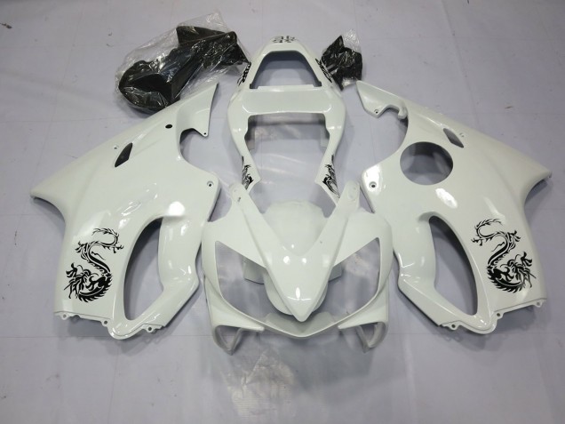 Dragon White 2001-2003 Honda CBR600 F4i Motorcycle Fairing Dragon White 2001-2003 Honda CBR600 F4i Motorcycle Fairing