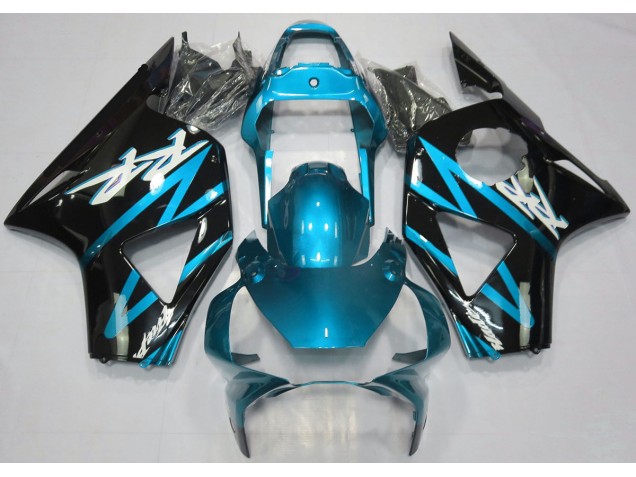 Electric Light Blue 2002-2003 Honda CBR954RR Motorcycle Fairing Electric Light Blue 2002-2003 Honda CBR954RR Motorcycle Fairing