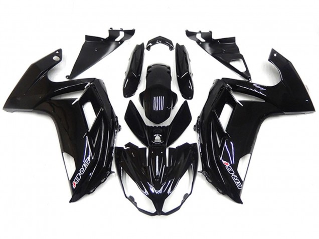 Gloss Black 2012-2016 Kawasaki Ninja 650R Motorcycle Fairing Gloss Black 2012-2016 Kawasaki Ninja 650R Motorcycle Fairing