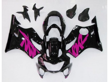Gloss Black & Pink 1999-2000 Honda CBR600 F4 Motorcycle Fairing