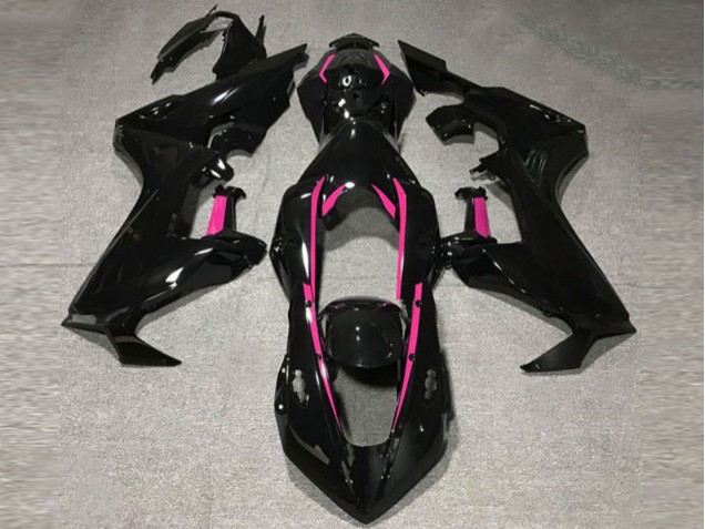 Gloss Black & Pink Lining 2017-2023 Honda CBR1000RR Motorcycle Fairing Gloss Black & Pink Lining 2017-2023 Honda CBR1000RR Motorcycle Fairing
