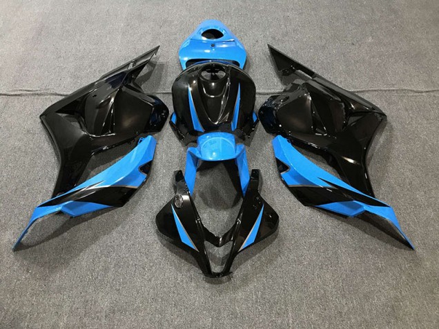 Gloss Black & Sky Blue 2009-2012 Honda CBR600RR Motorcycle Fairing Gloss Black & Sky Blue 2009-2012 Honda CBR600RR Motorcycle Fairing