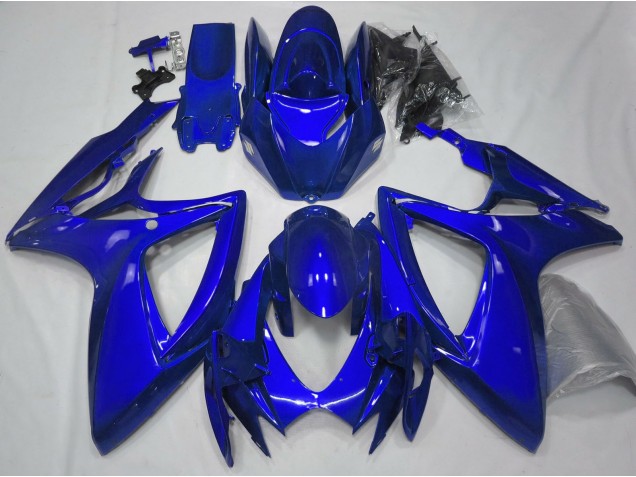 Gloss Blue Plain 2006-2007 Suzuki GSXR 600-750 Motorcycle Fairing Gloss Blue Plain 2006-2007 Suzuki GSXR 600-750 Motorcycle Fairing