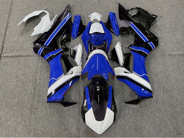 Gloss Blue White and Black 2017-2023 Honda CBR1000RR Motorcycle Fairing Gloss Blue White and Black 2017-2023 Honda CBR1000RR Motorcycle Fairing