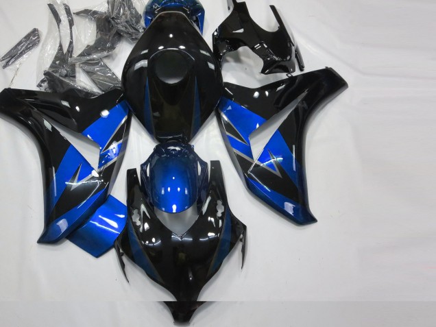 Gloss Blue and Black 2008-2011 Honda CBR1000RR Motorcycle Fairing Gloss Blue and Black 2008-2011 Honda CBR1000RR Motorcycle Fairing