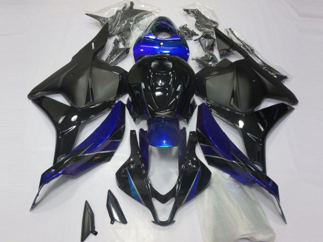 Gloss Blue and Black 2009-2012 Honda CBR600RR Motorcycle Fairing Gloss Blue and Black 2009-2012 Honda CBR600RR Motorcycle Fairing