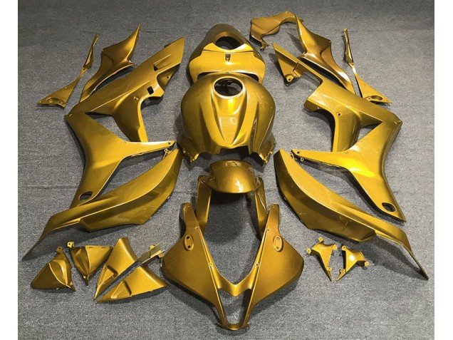 Gloss Gold Plain 2007-2008 Honda CBR600RR Motorcycle Fairing Gloss Gold Plain 2007-2008 Honda CBR600RR Motorcycle Fairing