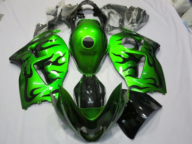 Gloss Green 1997-2007 Suzuki GSXR 1300 Hayabusa Motorcycle Fairing Gloss Green 1997-2007 Suzuki GSXR 1300 Hayabusa Motorcycle Fairing