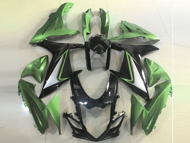 Gloss Green Edges 2011-2024 Suzuki GSXR 600-750 Motorcycle Fairing Gloss Green Edges 2011-2024 Suzuki GSXR 600-750 Motorcycle Fairing