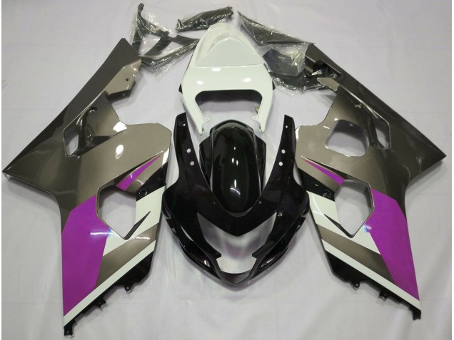 Gloss Grey 2004-2005 Suzuki GSXR 600-750 Motorcycle Fairing Gloss Grey 2004-2005 Suzuki GSXR 600-750 Motorcycle Fairing