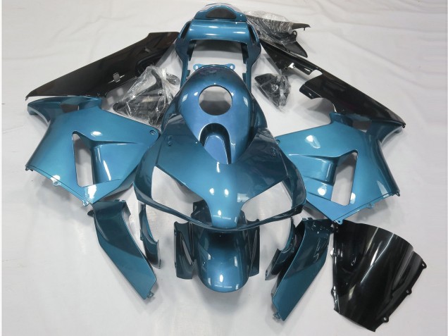 Gloss Light Blue 2003-2004 Honda CBR600RR Motorcycle Fairing Gloss Light Blue 2003-2004 Honda CBR600RR Motorcycle Fairing