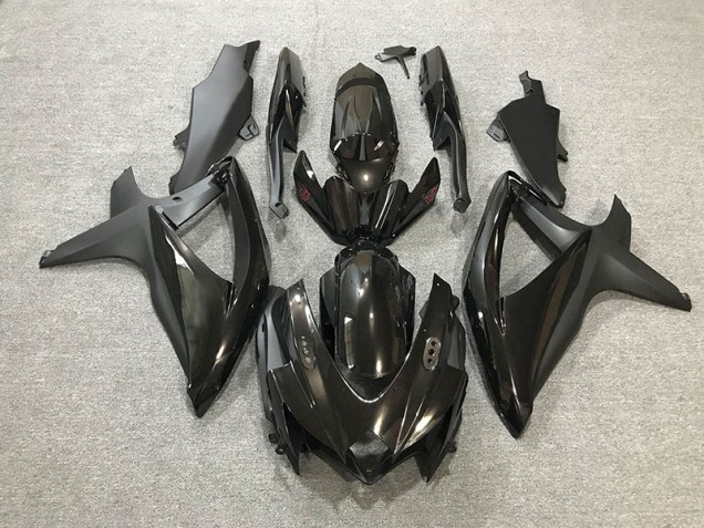 Gloss / Matte Black 2008-2010 Suzuki GSXR 600-750 Motorcycle Fairing