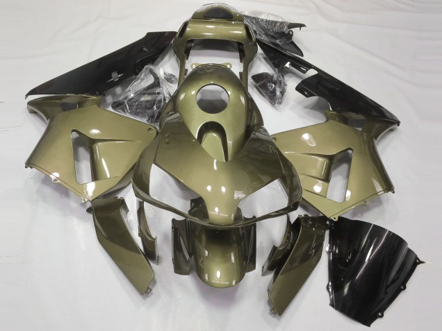 Gloss Olive 2003-2004 Honda CBR600RR Motorcycle Fairing Gloss Olive 2003-2004 Honda CBR600RR Motorcycle Fairing