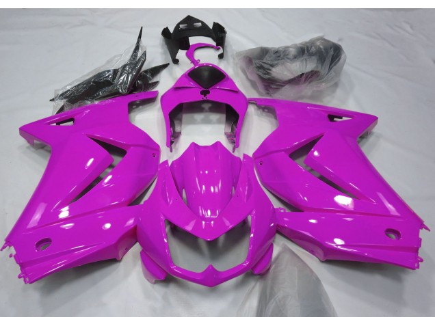 Gloss Pink 2008-2012 Kawasaki Ninja 250 Motorcycle Fairing Gloss Pink 2008-2012 Kawasaki Ninja 250 Motorcycle Fairing
