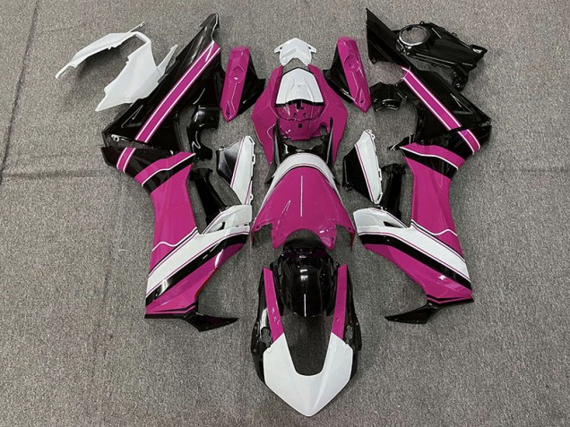 Gloss Pink White and Black 2017-2023 Honda CBR1000RR Motorcycle Fairing Gloss Pink White and Black 2017-2023 Honda CBR1000RR Motorcycle Fairing